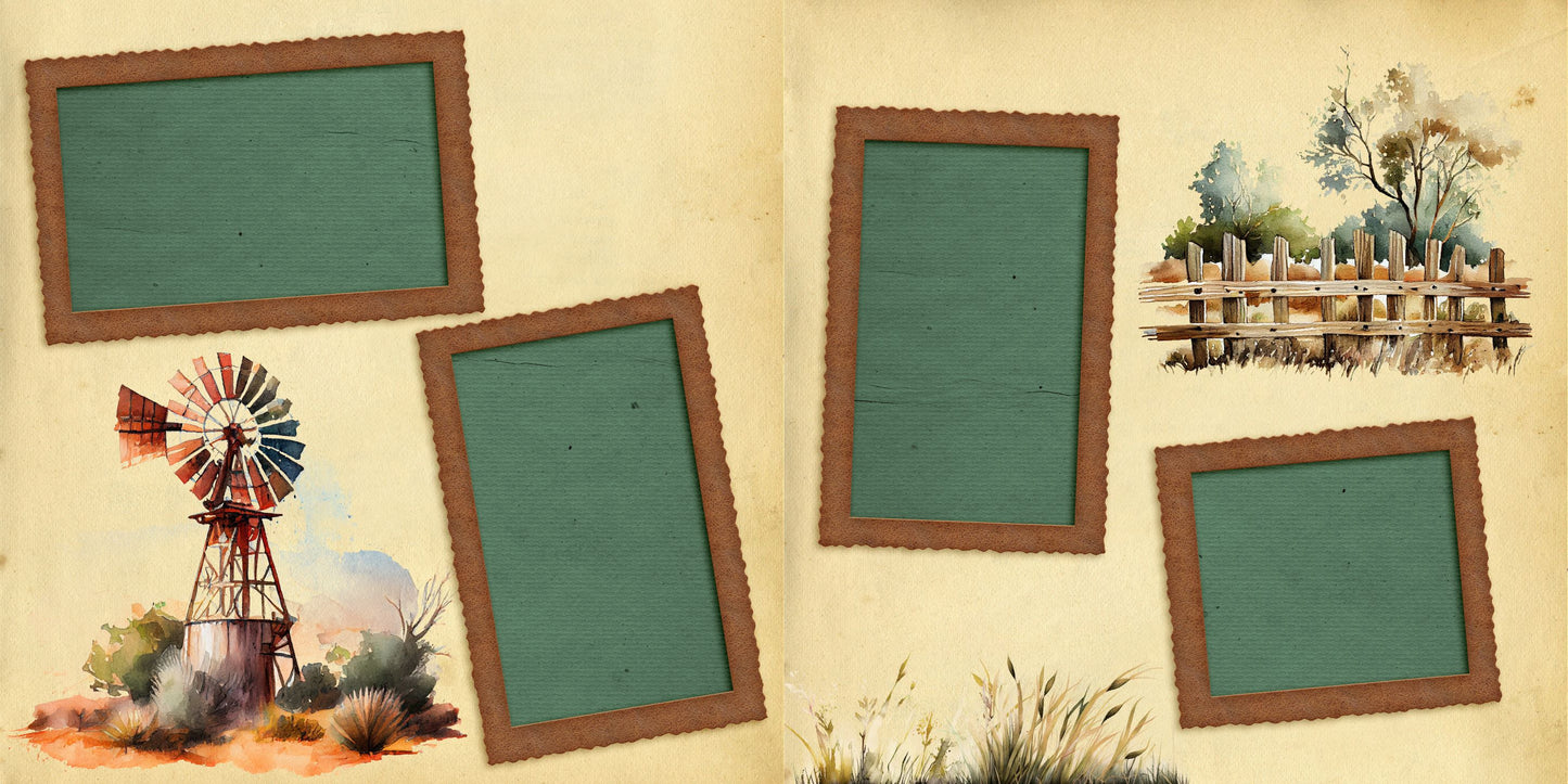 Windmills & Farm Fences - 6658