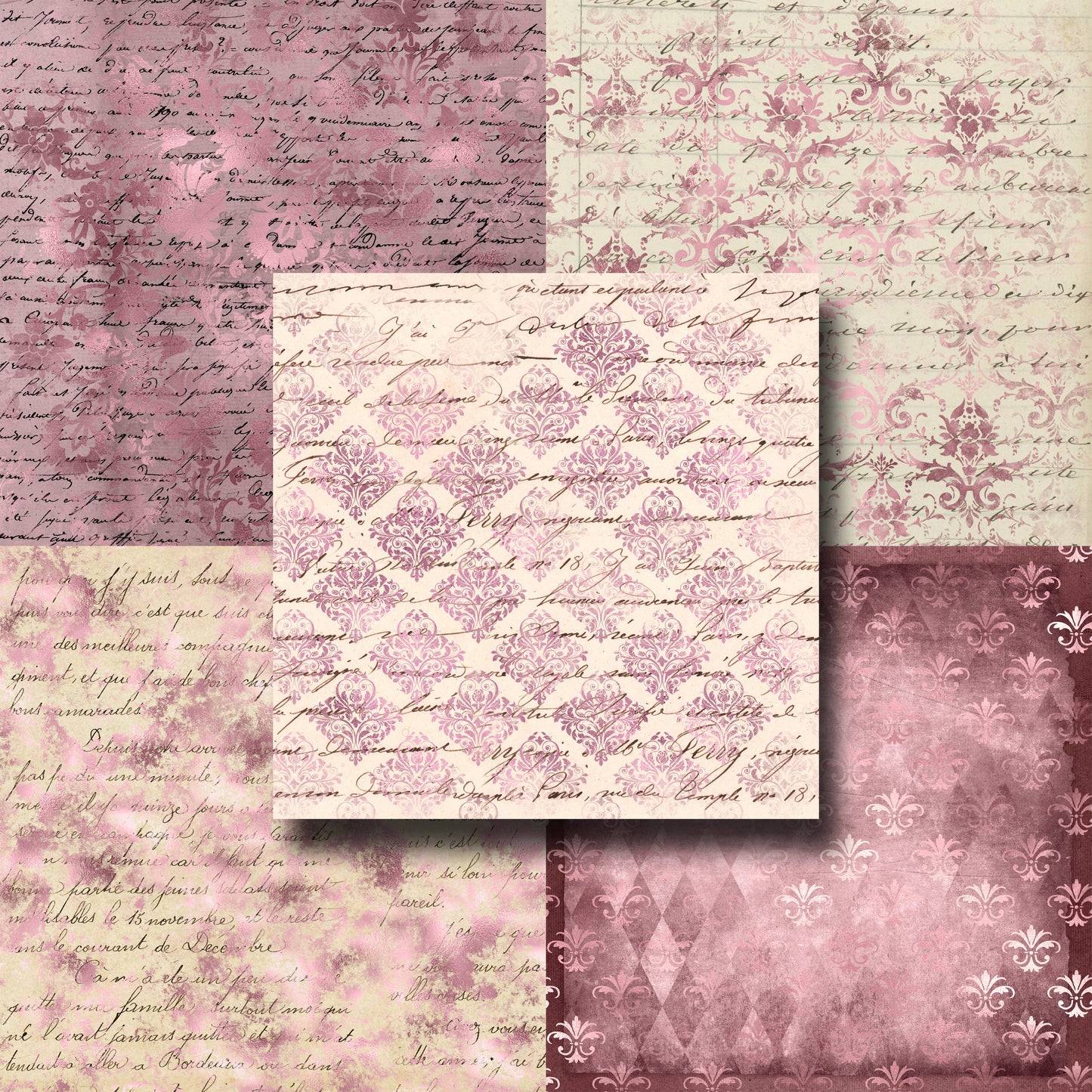 Pink Ephemera 2 - Paper Pack - 8164