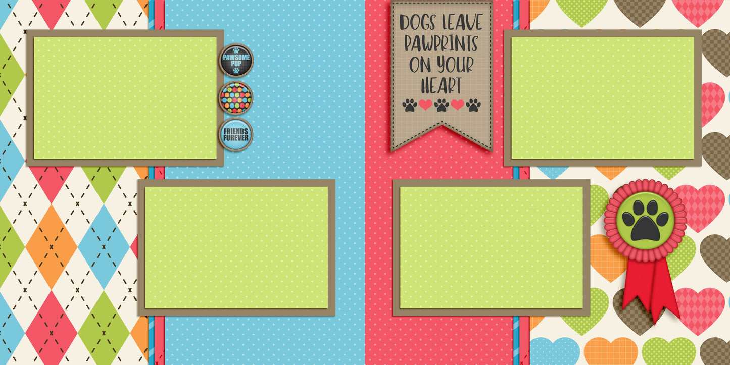 Paw Prints on Your Heart Dog - 6380