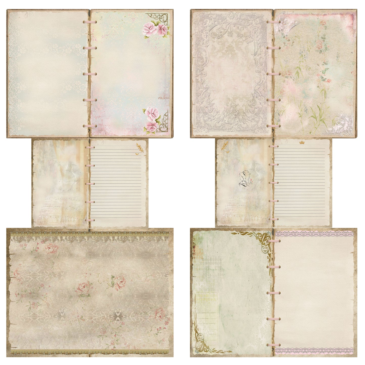 Tale as Old as Time Journal Pages - 23-7152