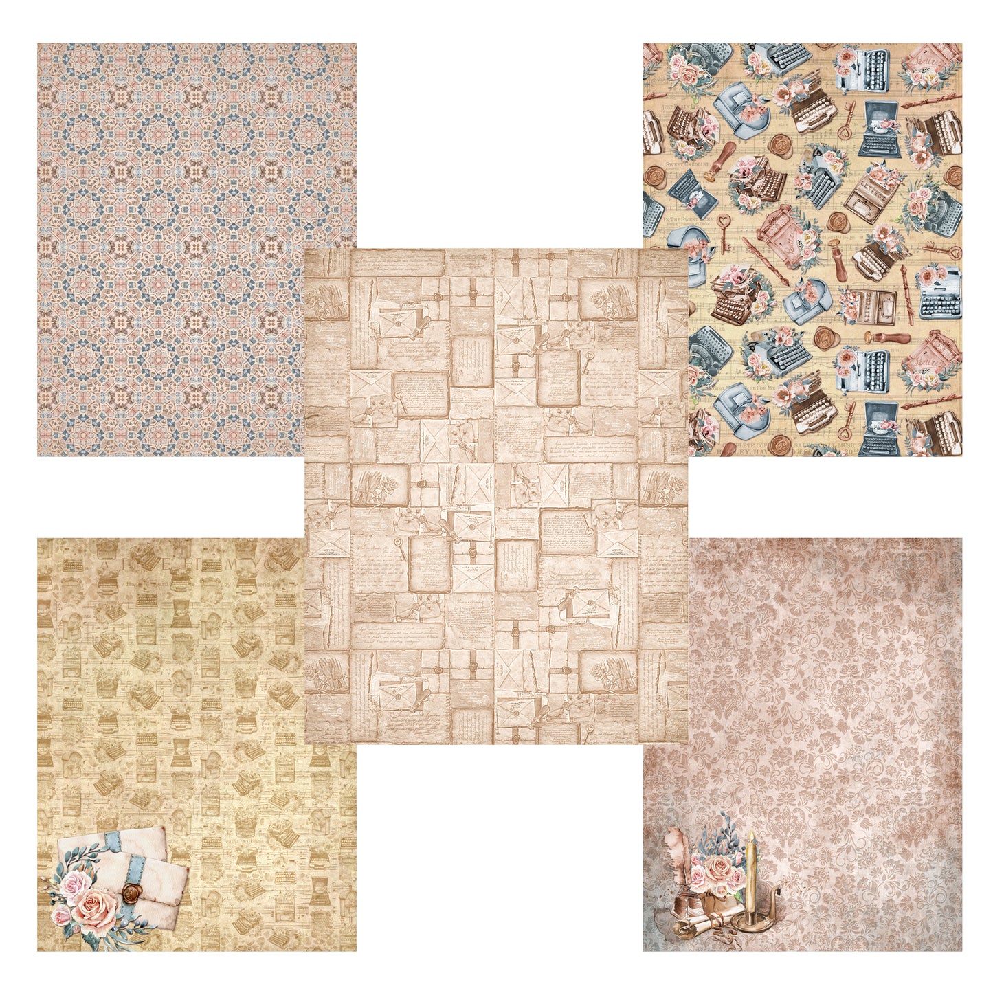 Romantic Letters Paper Pack - 7635
