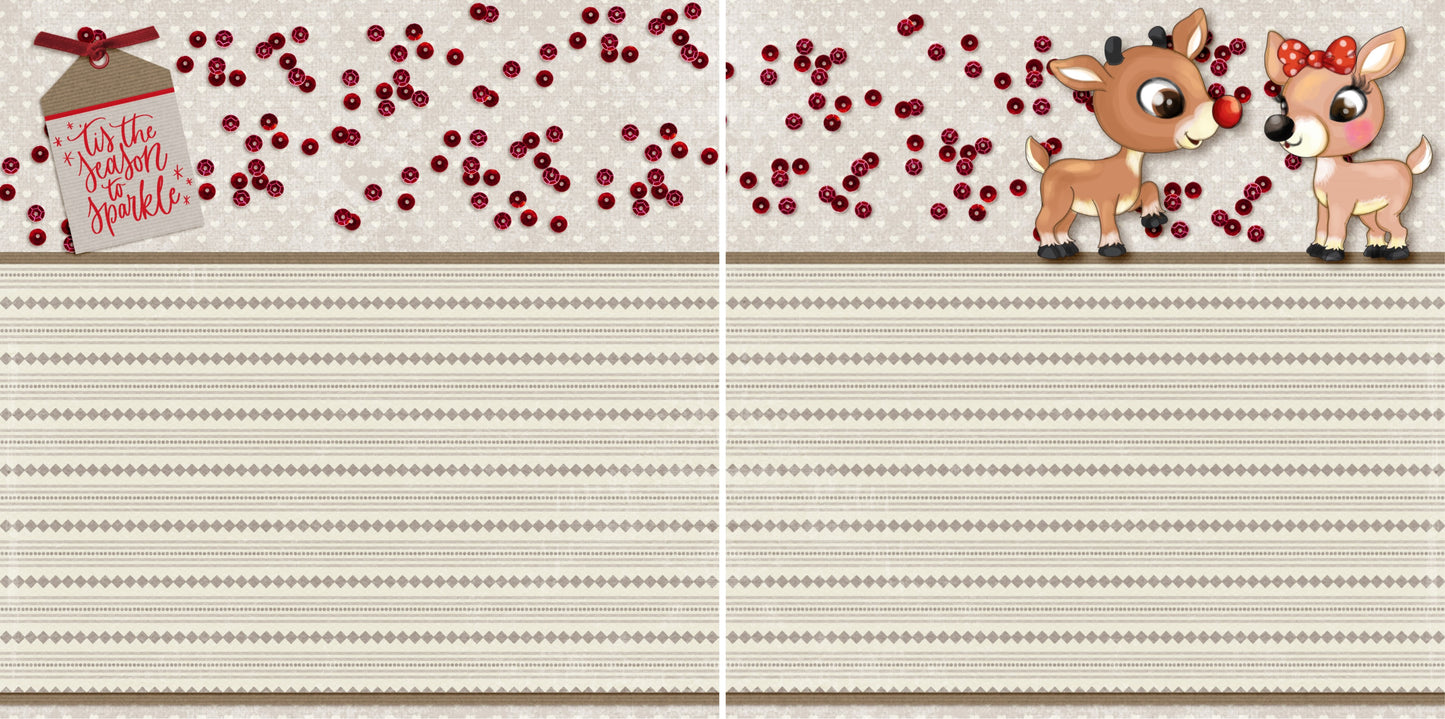 Season to Sparkle NPM - 4463 - EZscrapbooks Scrapbook Layouts Christmas