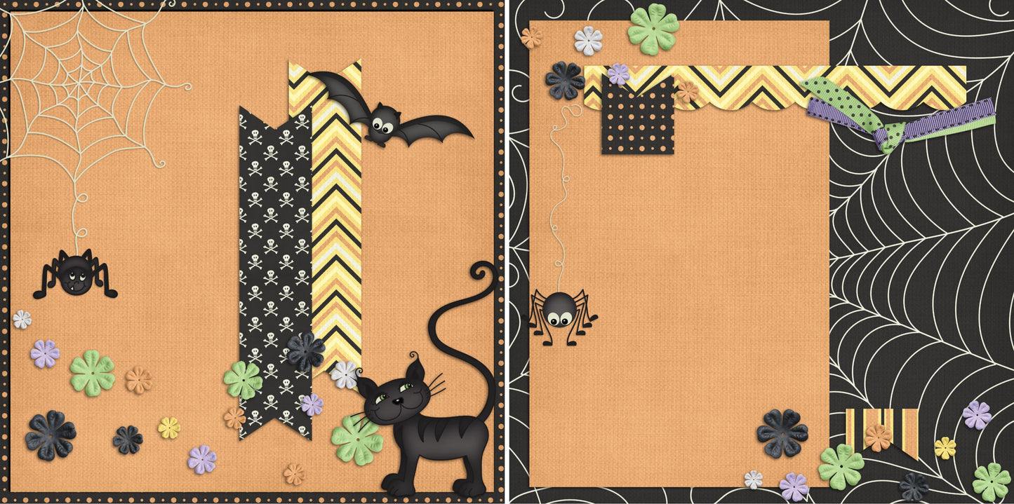 Costumes on Parade NPM - 2268 - EZscrapbooks Scrapbook Layouts Halloween