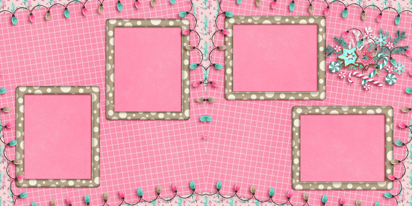 Peppermint Christmas Lights - 6406