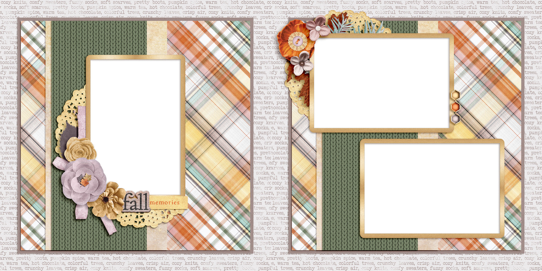 Fall Memories - EZ Digital Scrapbook Pages - INSTANT DOWNLOAD – EZscrapbooks fall-memories-ez-digital-scrapbook-pages-instant-download-ezscrapbooks