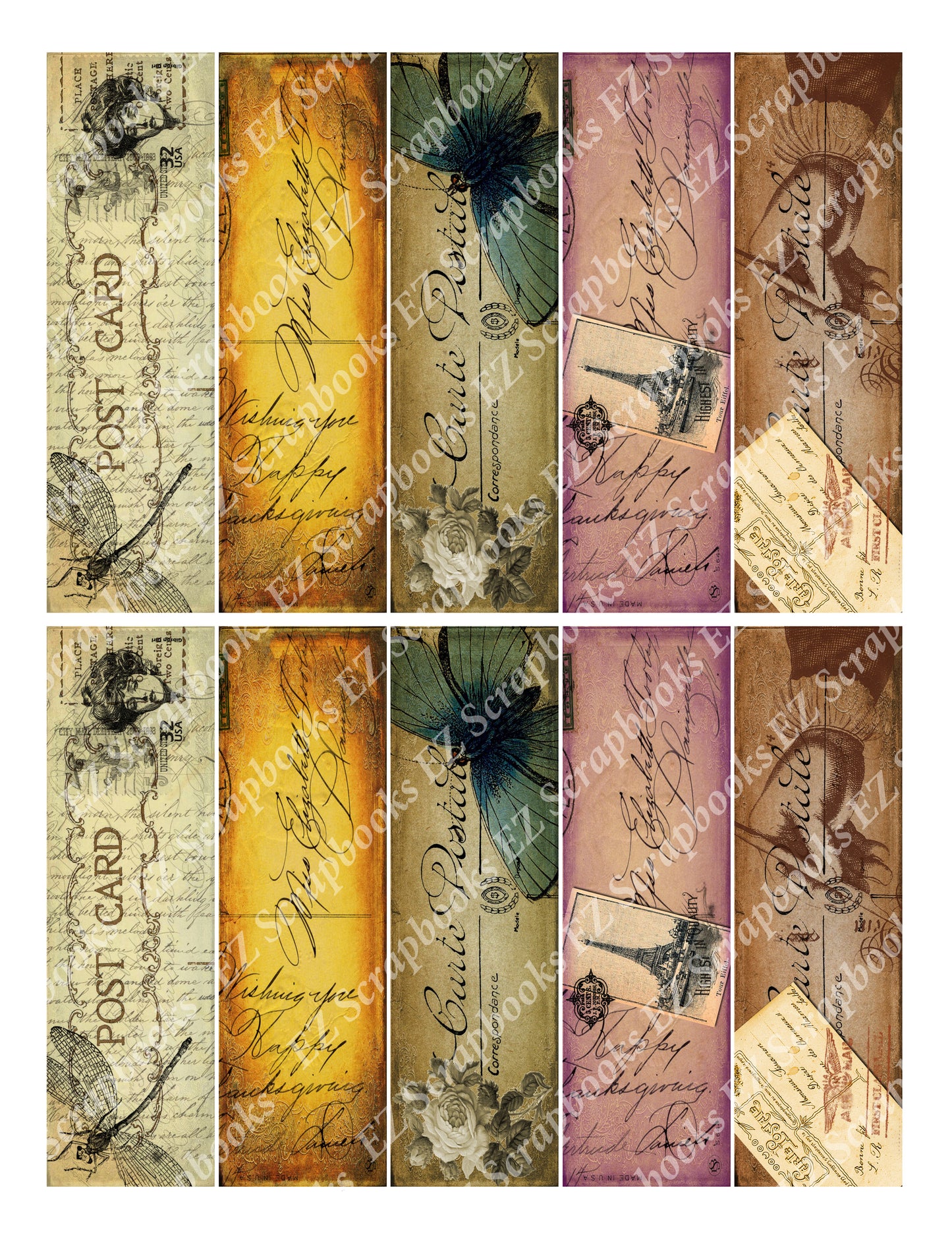 Vintage Post - 9220 - EZscrapbooks Scrapbook Layouts