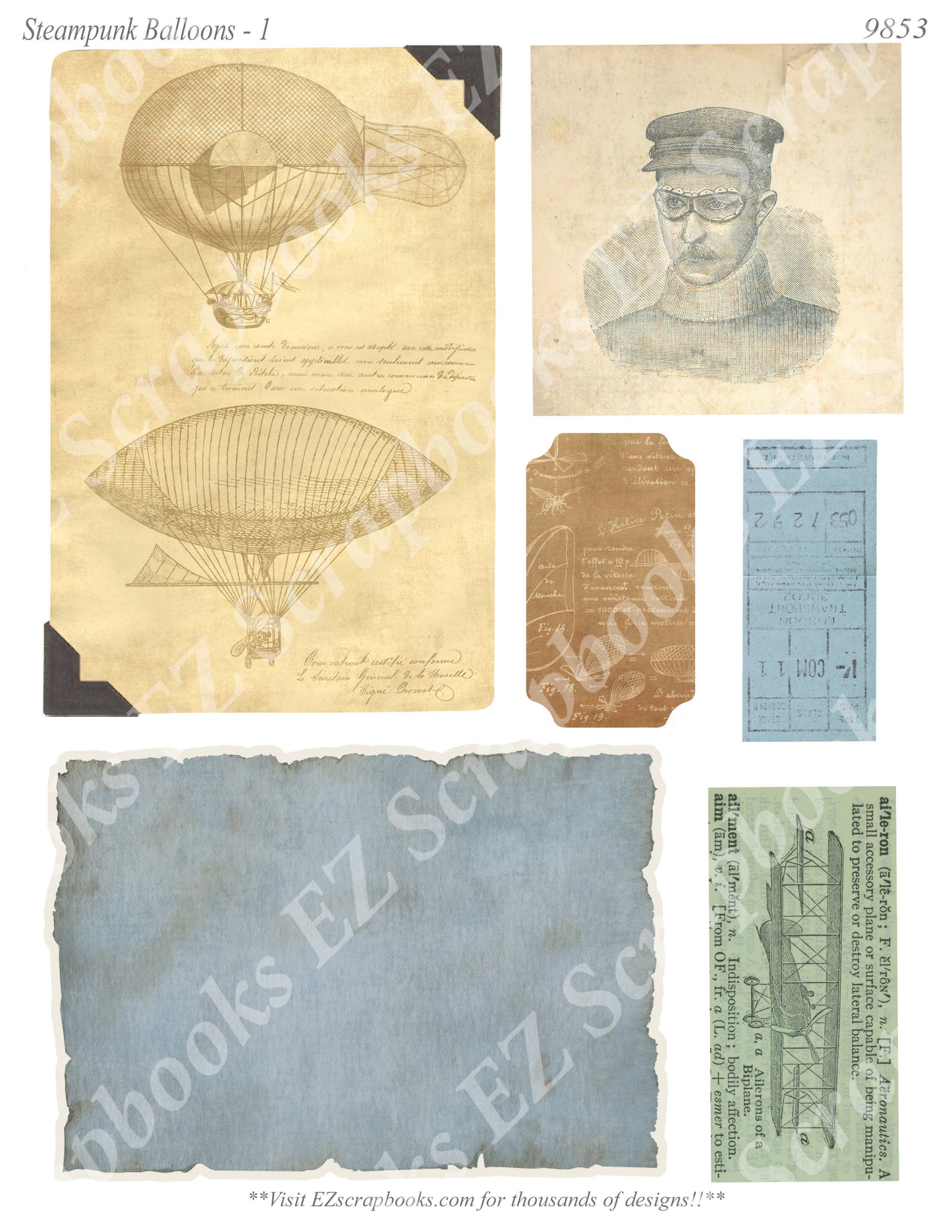 Steampunk Balloons 1 - 9853