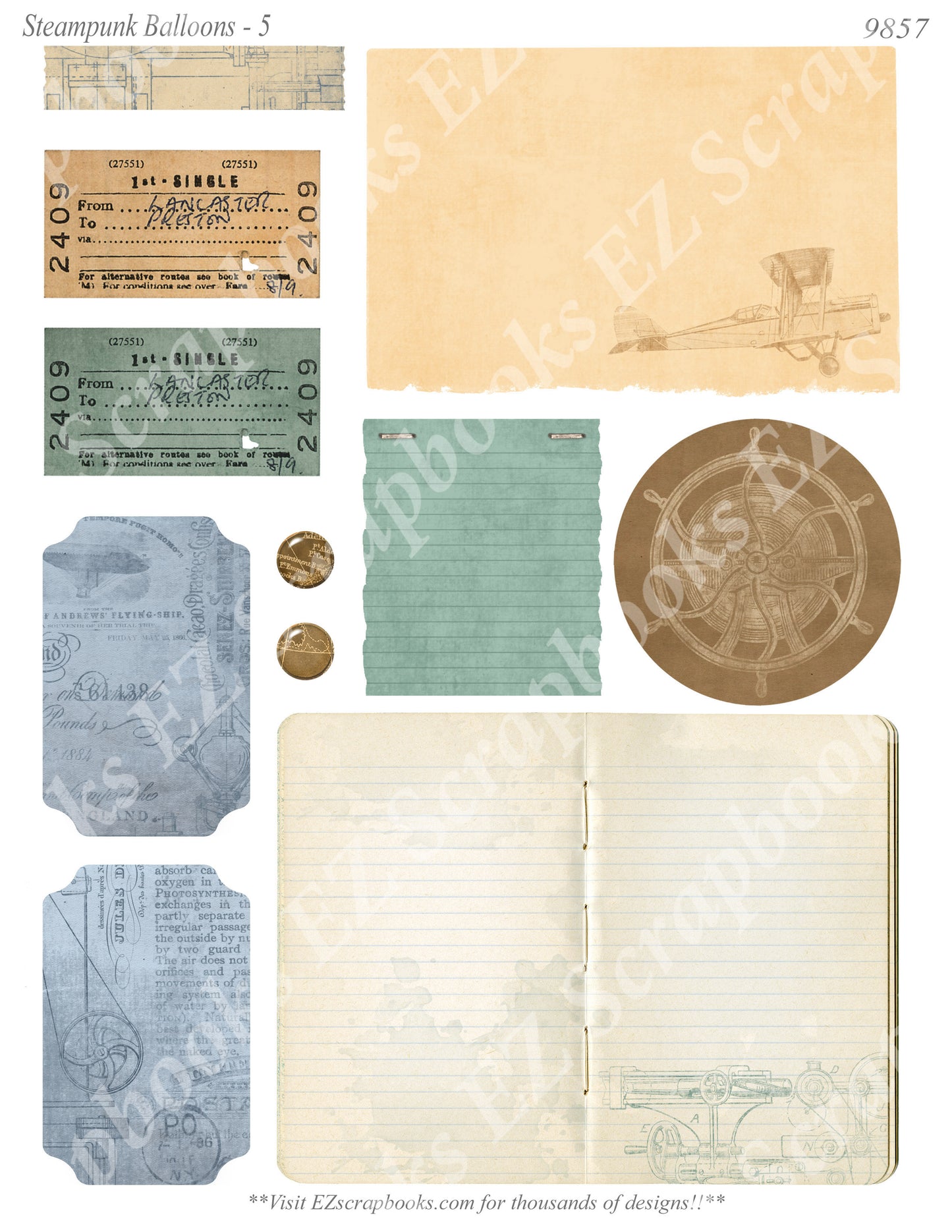 Steampunk Balloons 5 - 9857