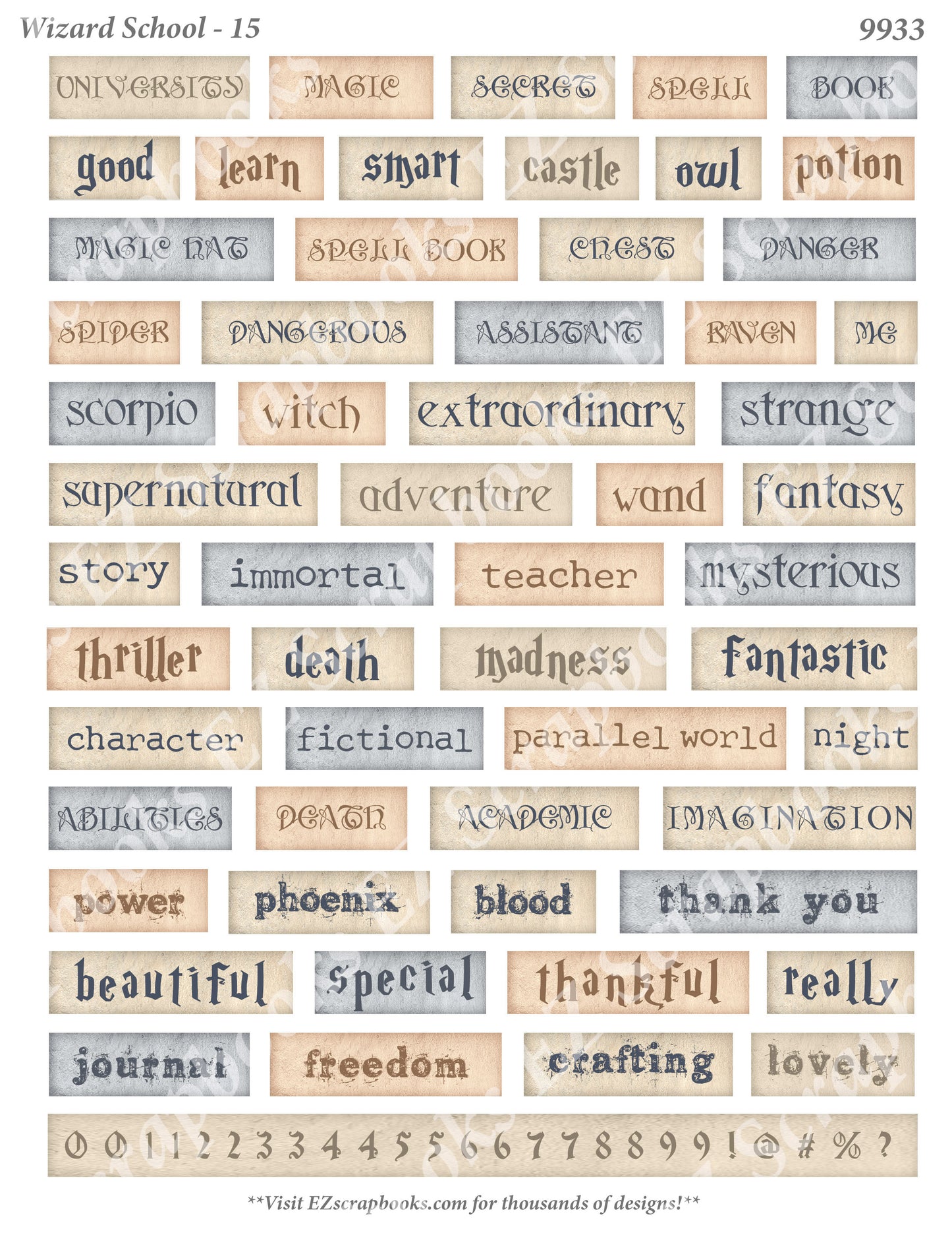 Wizard School 15 - 9933