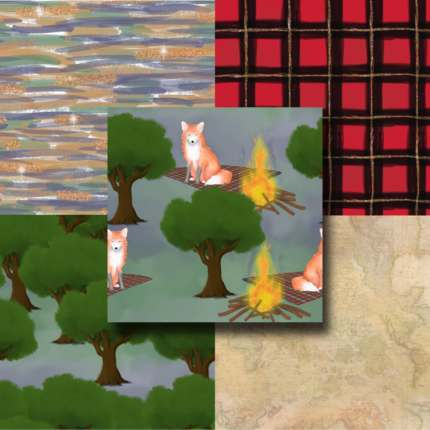 Camping Fun - Paper Pack - 8186