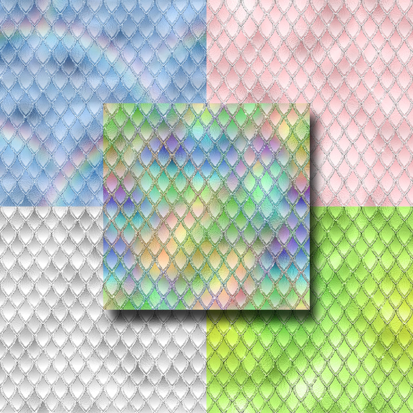 Dragon Glitter 1 - Paper Pack - 8213