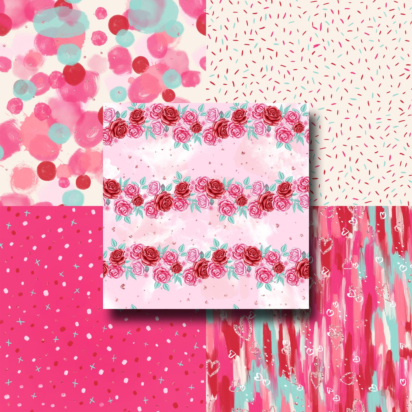 Valentine Wishes - Paper Pack - 8191