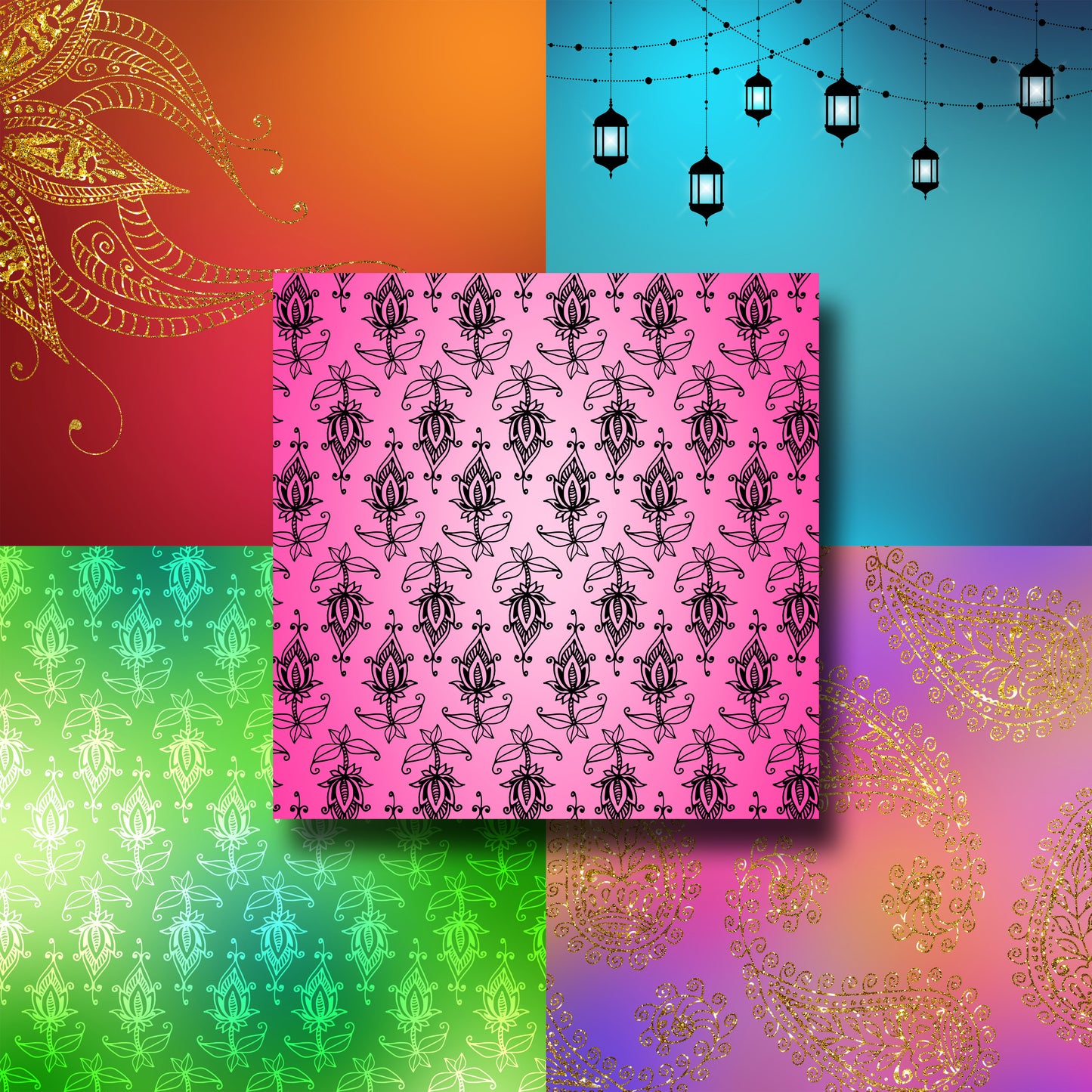 Bollywood Twilight - Paper Pack - 8368