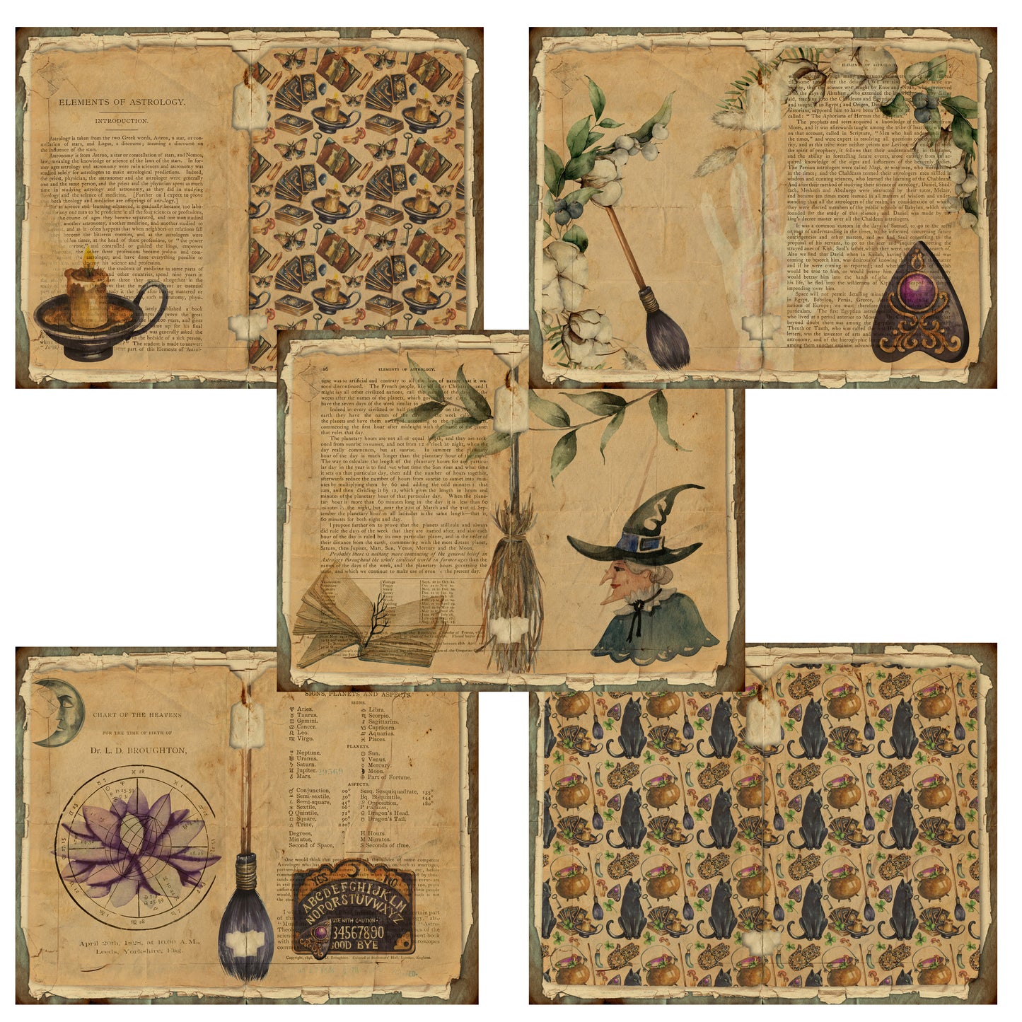 The Green Witch Journal Pages - 7963
