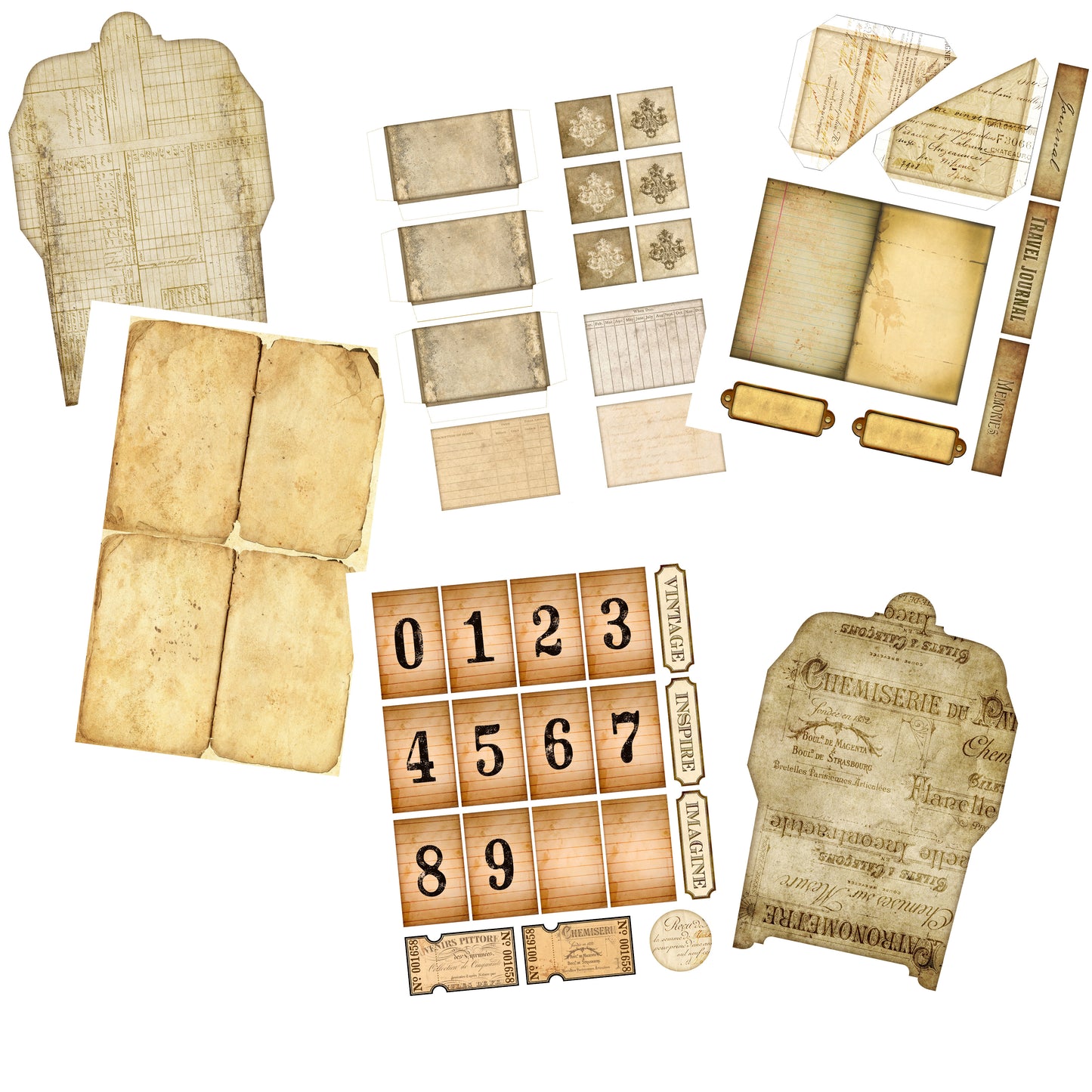 Ephemera Embellishment Pack - 7243