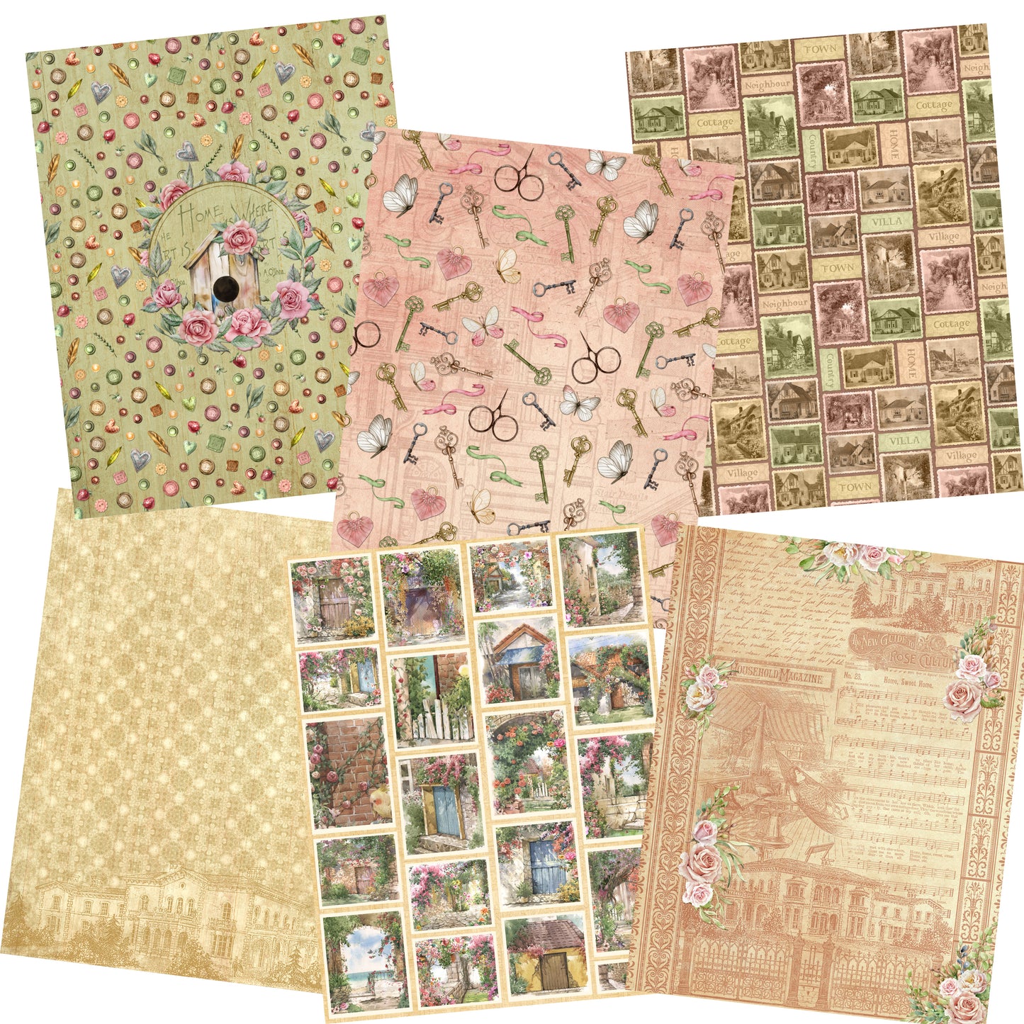 Cozy Cottage Paper Pack - 7512