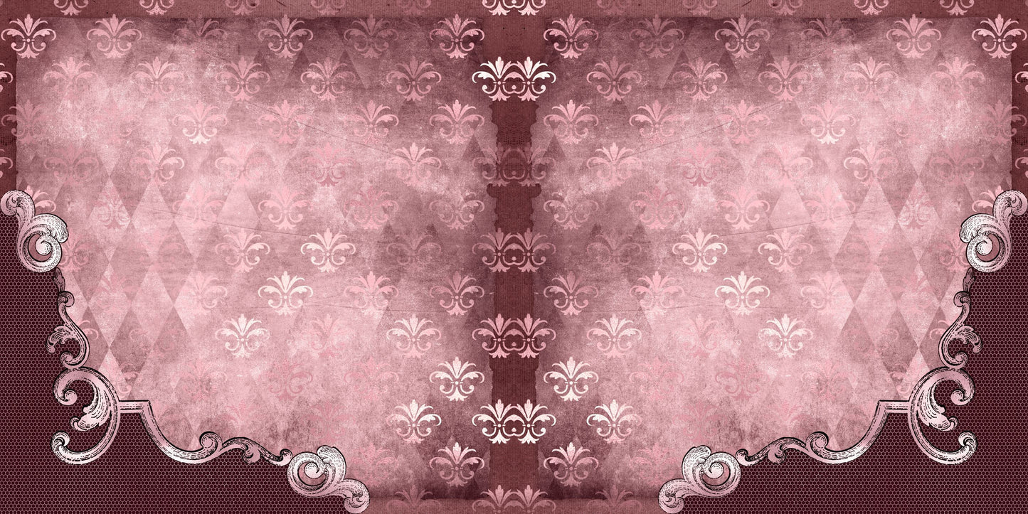 Burgundy Ornate Ephemera NPM - 6472
