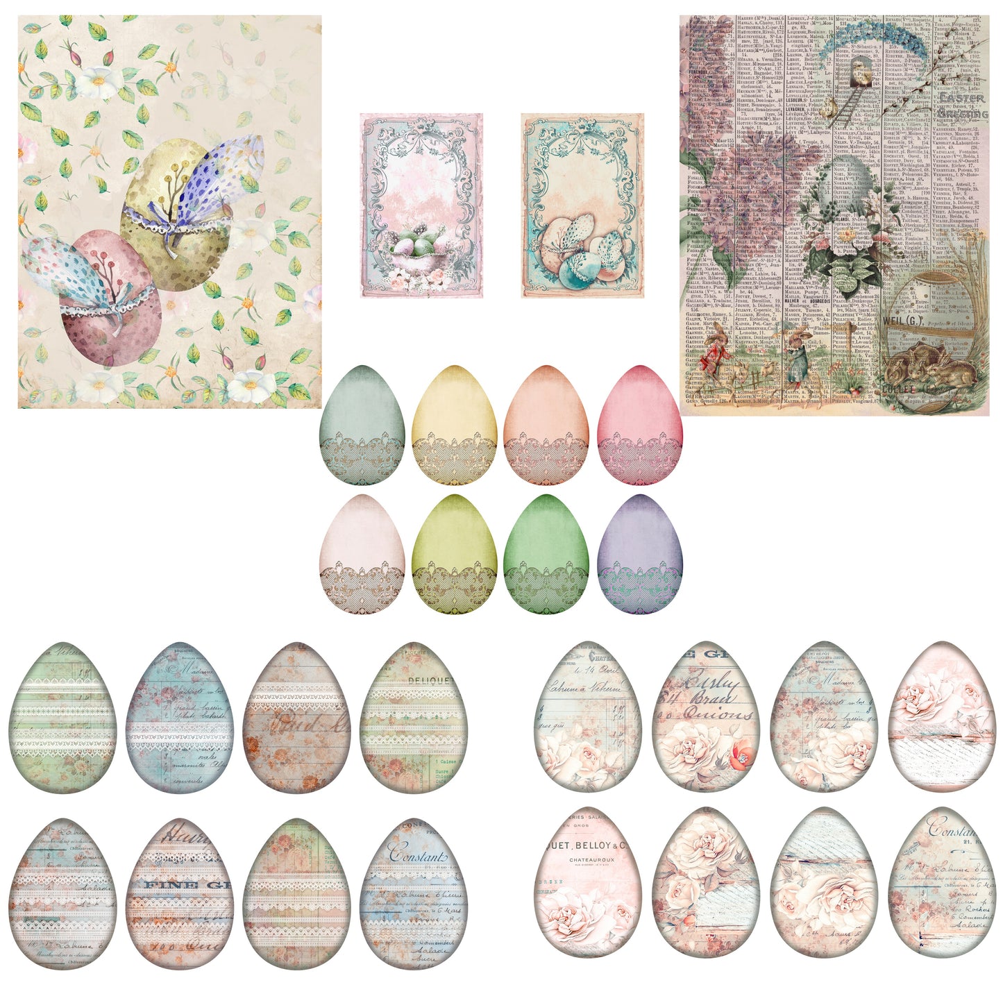 Vintage Easter Mix - 23-7173