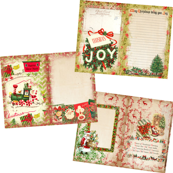 Vintage Christmas Journal Kit - 7134 – EZscrapbooks