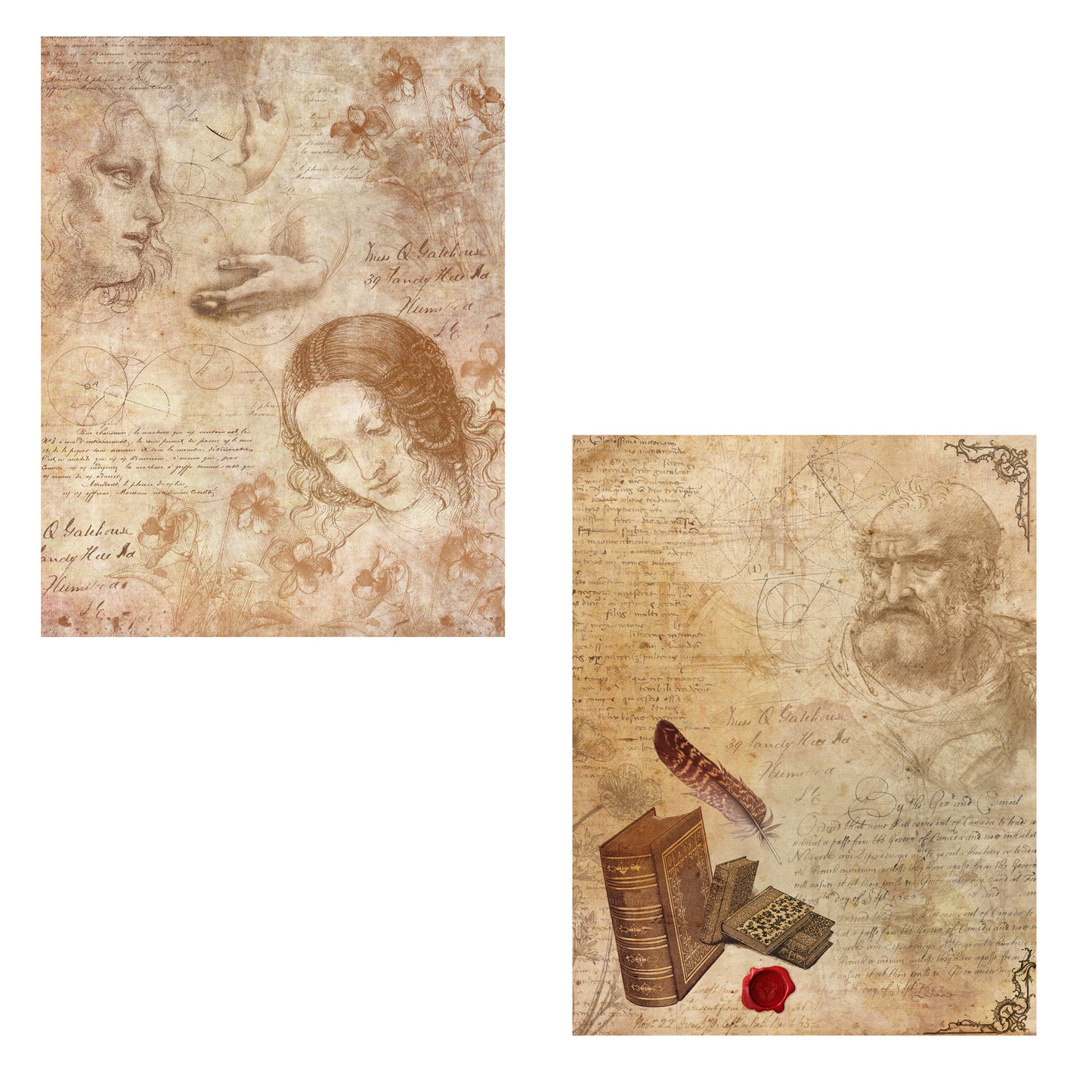 DaVinci's Sketchbook Paper Pack - 7460