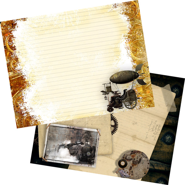 Steampunk Diary Journal Paper Pack - 7068