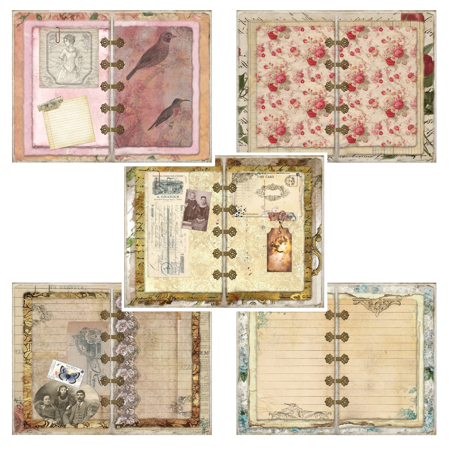 Days of Yore Journal Pages - 23-7013