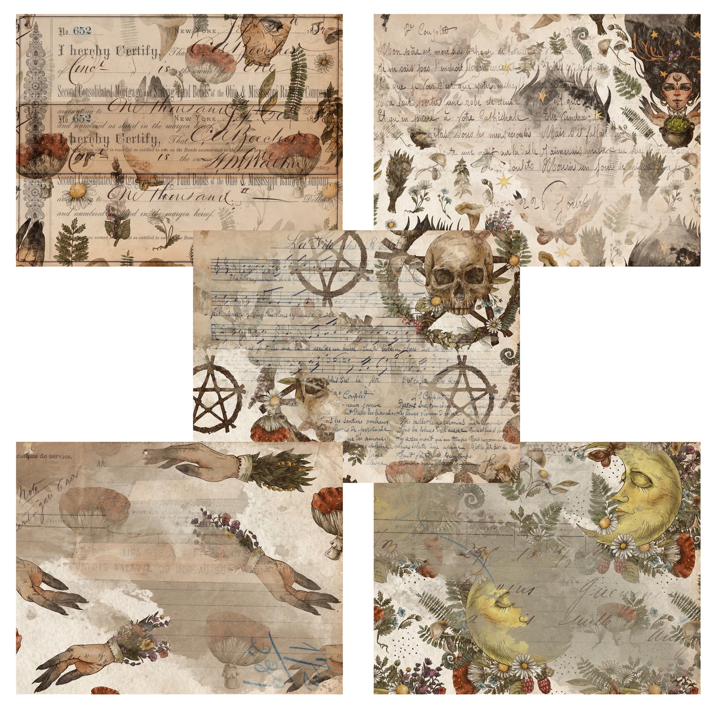 The Green Witch Paper Pack - 7964