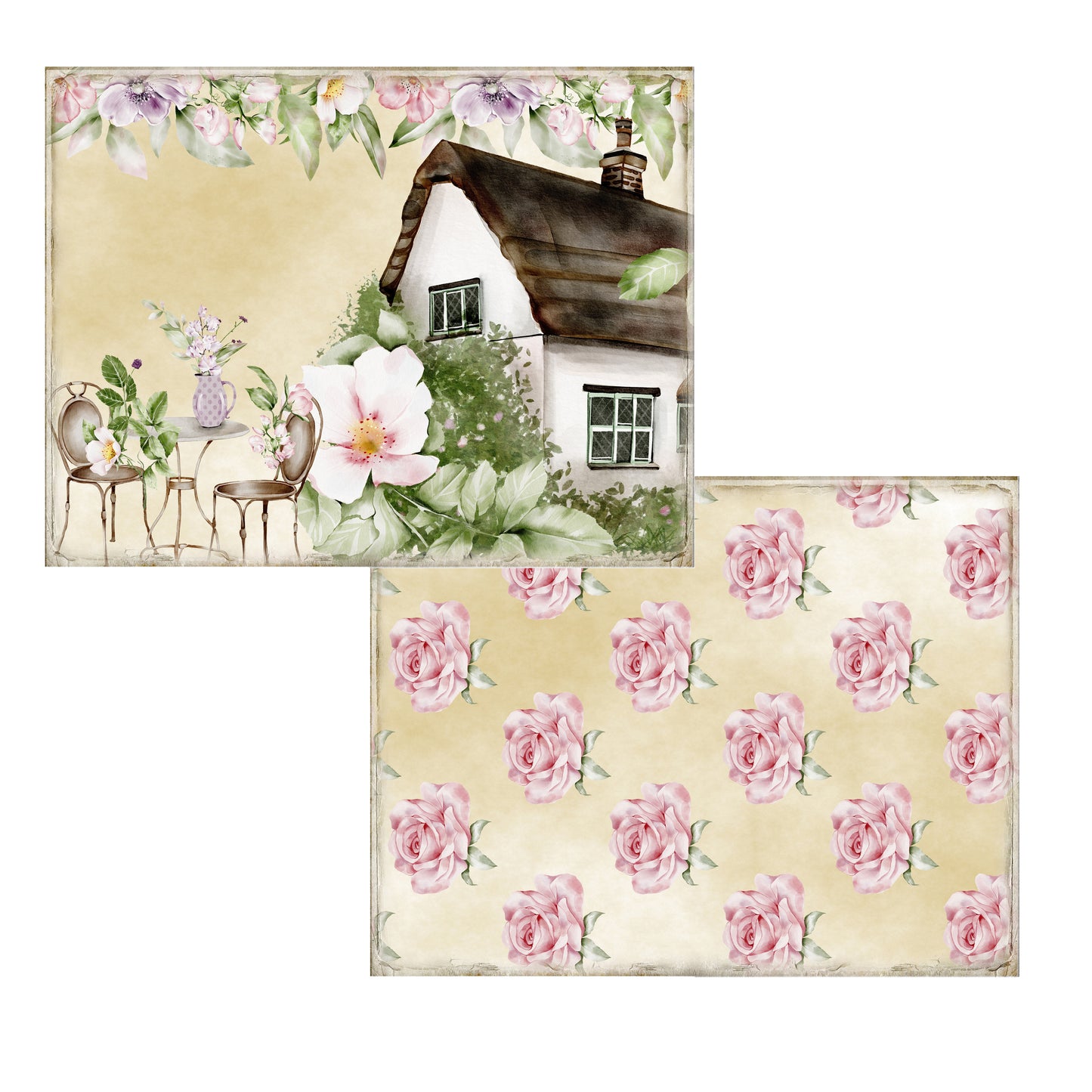 English Garden Journal Pages - 23-7019
