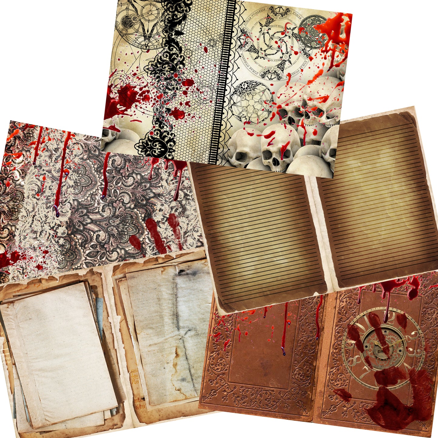 Vintage Vampire Diary Journal Pack - 7277