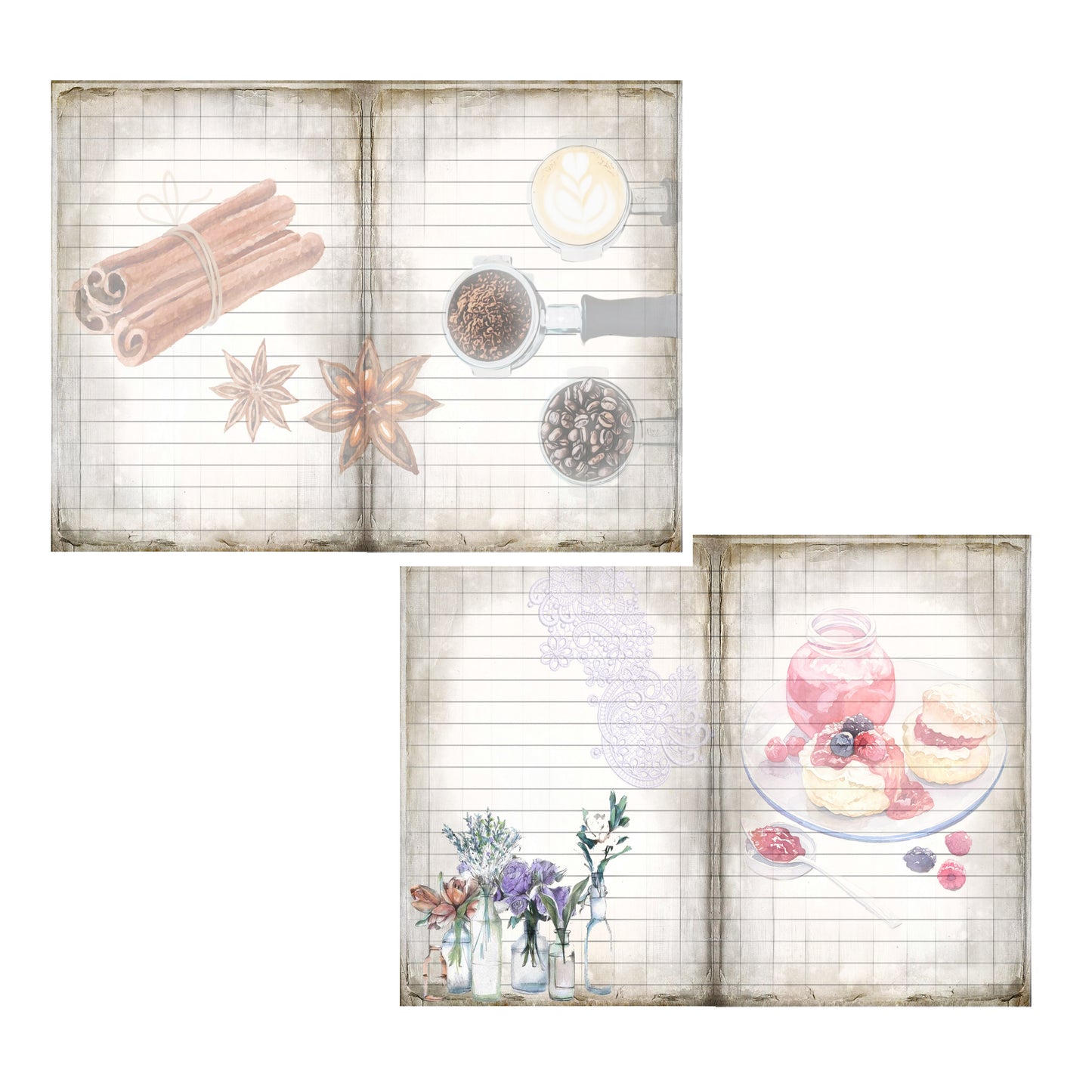 Coffee in Provence Journal Pages - 23-7007