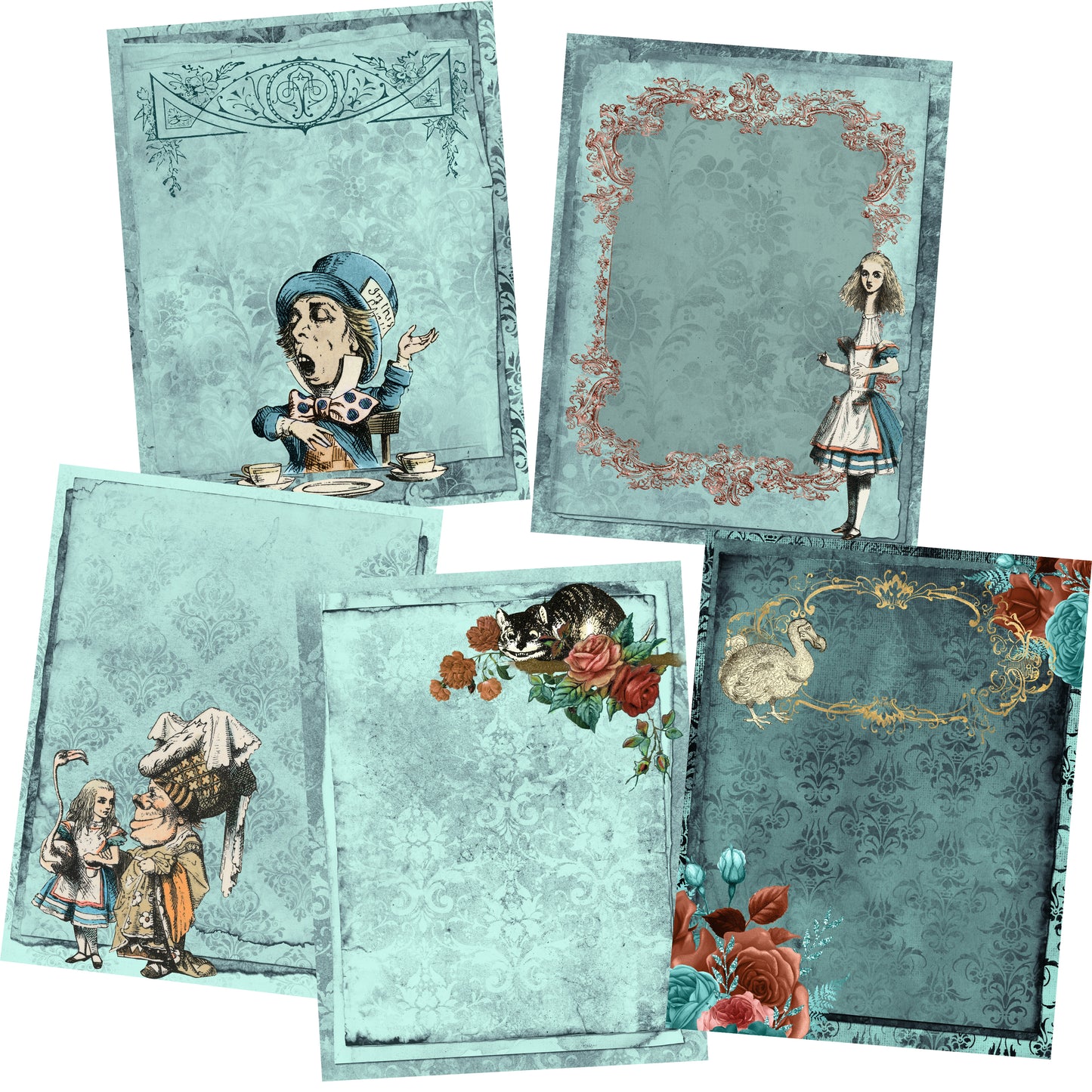 Whimsical Alice Paper Pack - 7388