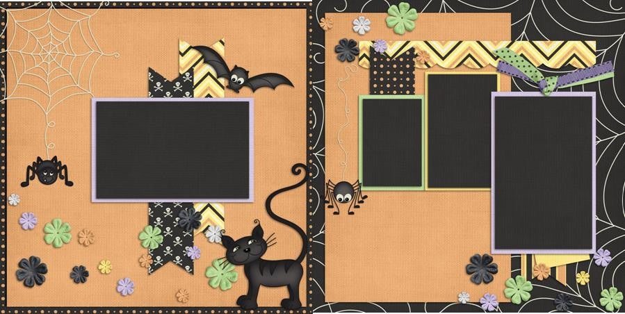 Costumes on Parade - 305 - EZscrapbooks Scrapbook Layouts Halloween