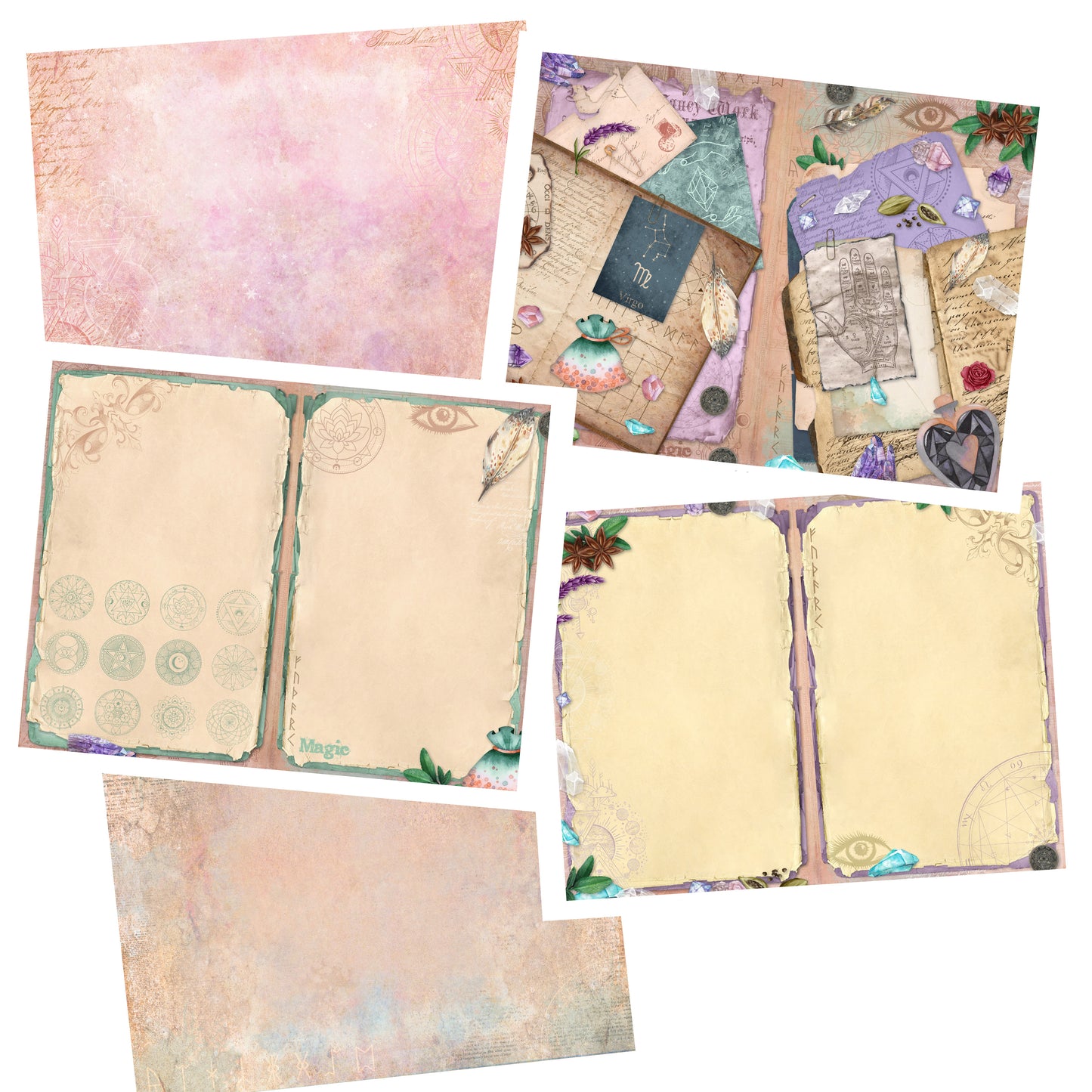 Fortune Teller Journal Pages - 7537