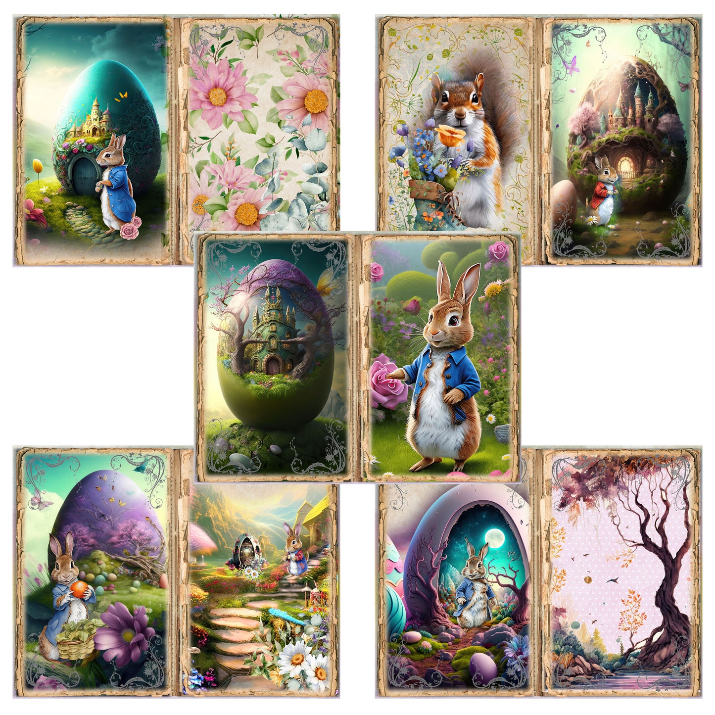 Easter in Wonderland Journal Pages - 23-7164