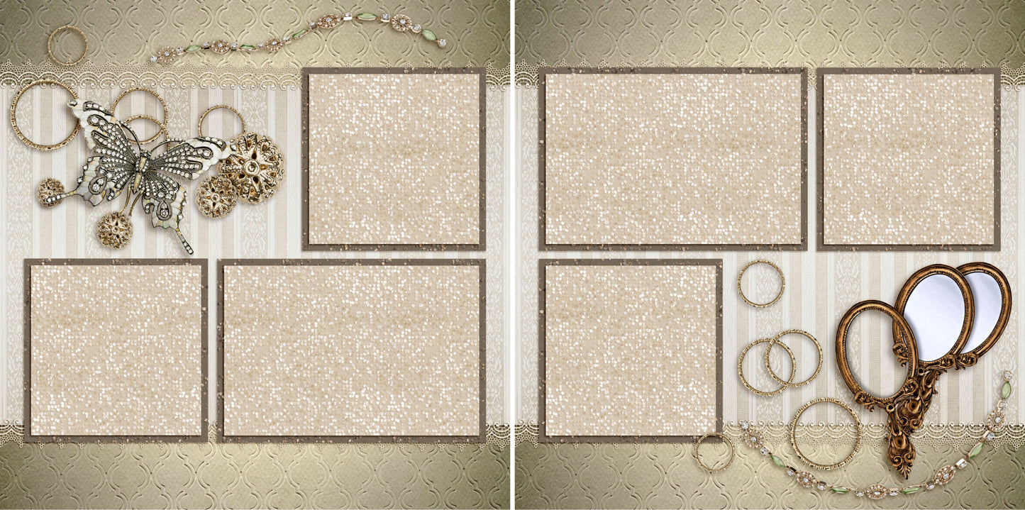 Love Letters :4 - 3726 - EZscrapbooks Scrapbook Layouts Girls, Heritage, Other, Wedding