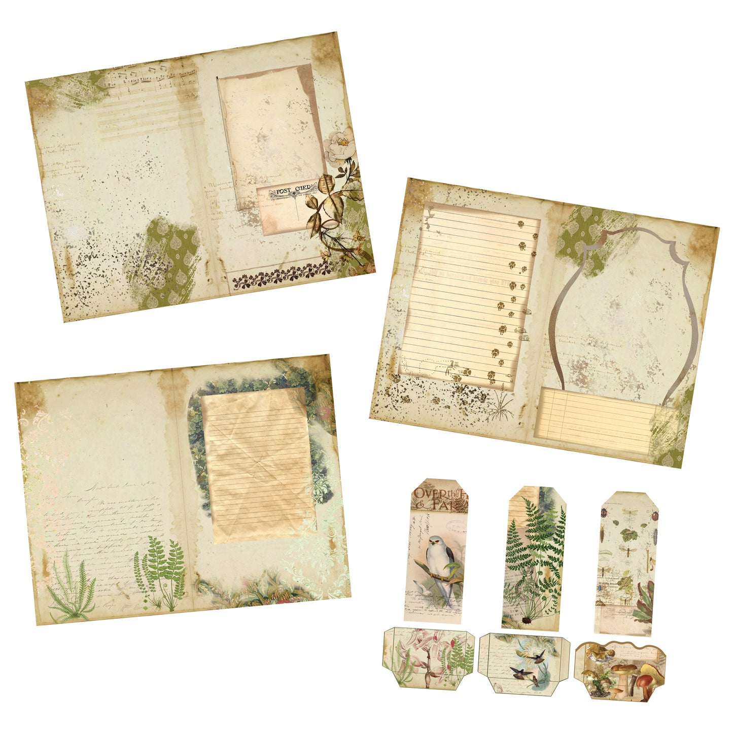 Woodland Story Journal Kit - 7138 - EZscrapbooks Scrapbook Layouts Journals