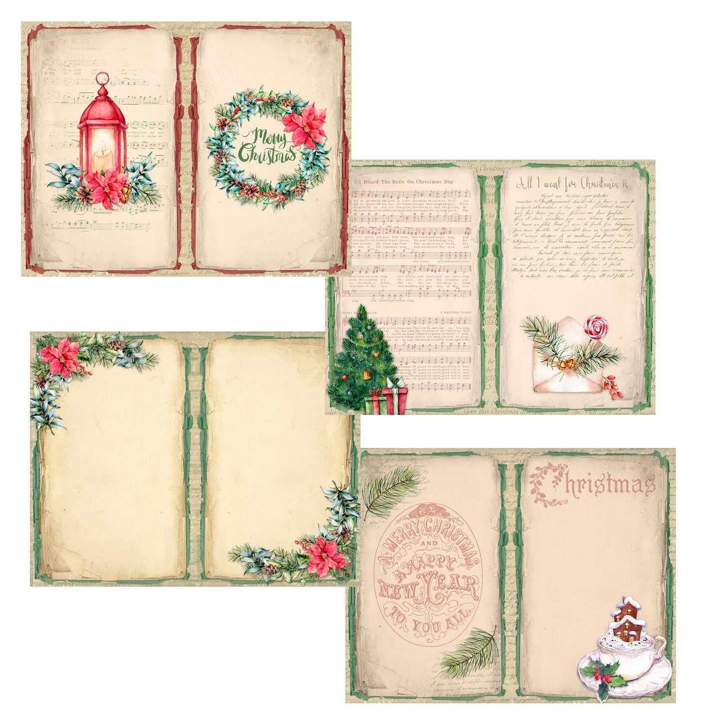 Cozy Christmas Journal Pages - 7585