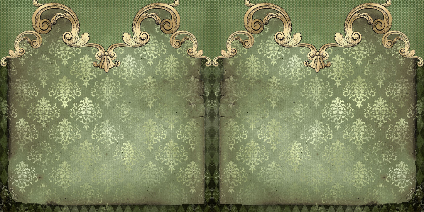 Green Ornate Ephemera NPM - 6473