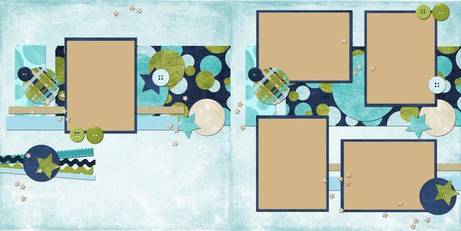 Jayce - 259 - EZscrapbooks Scrapbook Layouts Baby - Toddler, Boys, Other