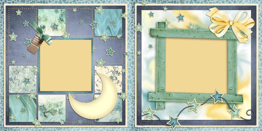 Goodnight Moon - 292 - EZscrapbooks Scrapbook Layouts Baby - Toddler