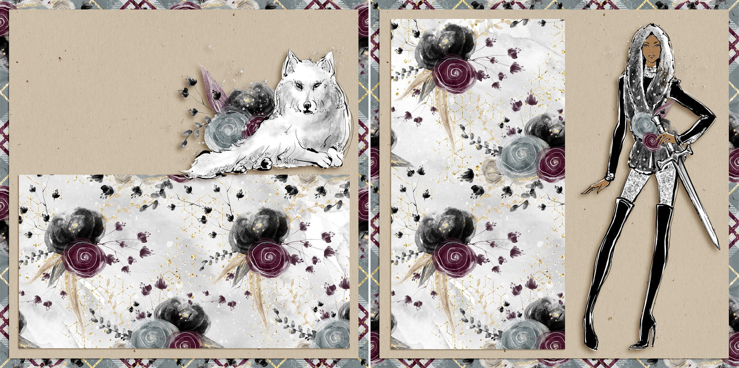 Winter is Coming NPM - 5039 - EZscrapbooks Scrapbook Layouts Other, Winter