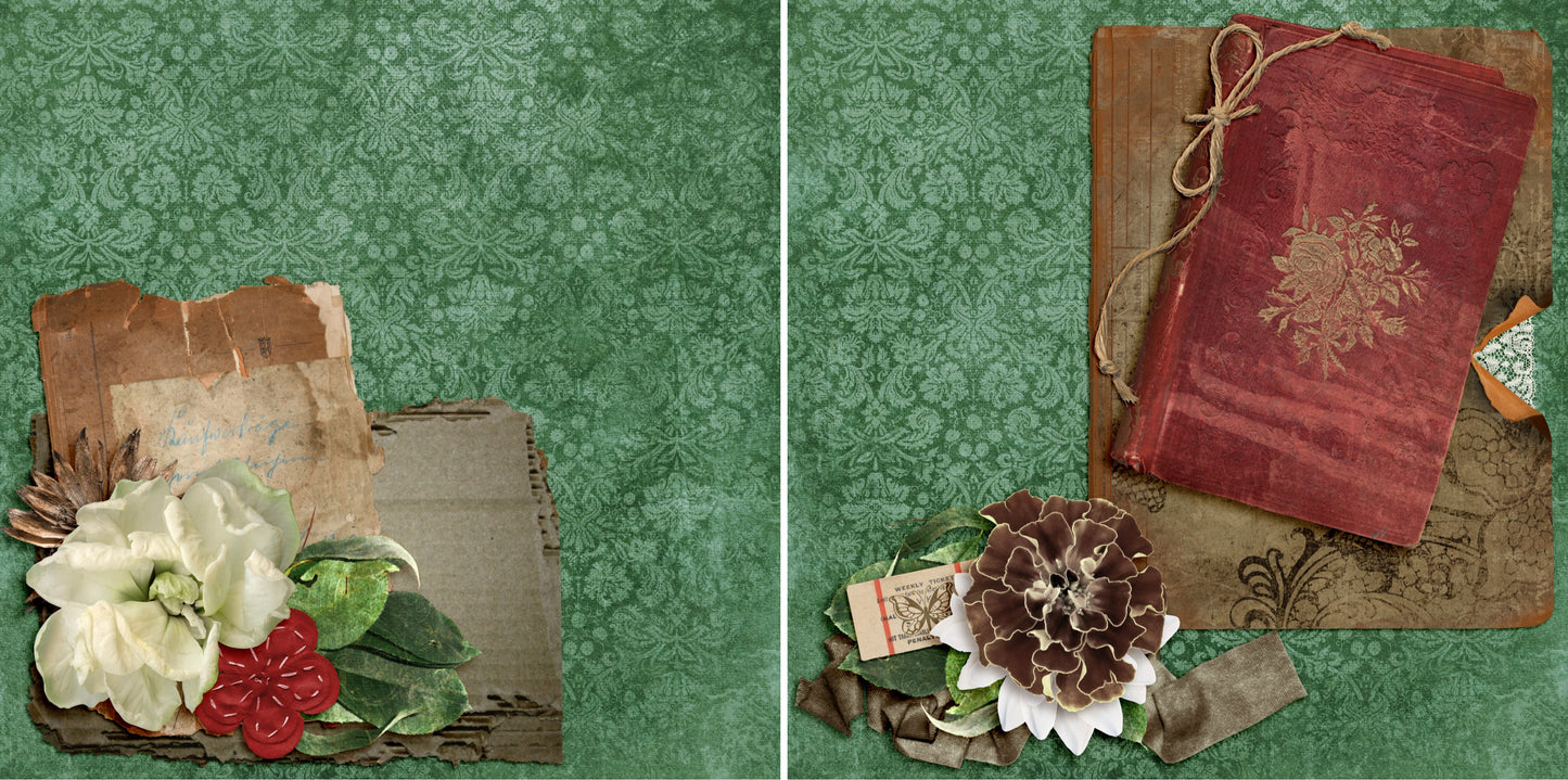 The Diary NPM - 4641 - EZscrapbooks Scrapbook Layouts Heritage, Other