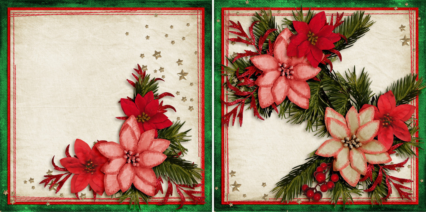 Christmas Beauty NPM - 3541 - EZscrapbooks Scrapbook Layouts Christmas