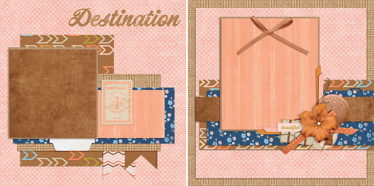 Destination NPM - 4725 - EZscrapbooks Scrapbook Layouts travel, Vacation