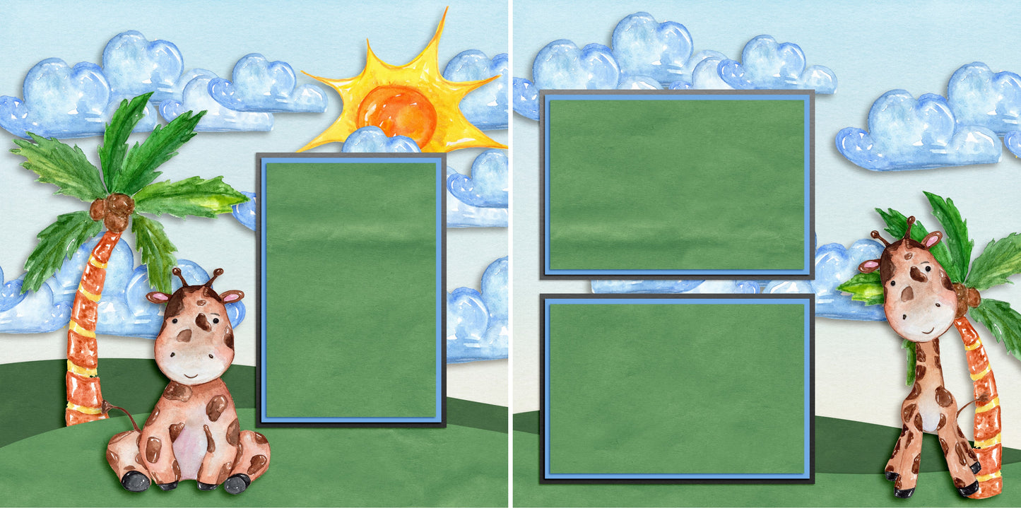 Summer Cutie - 4862 - EZscrapbooks Scrapbook Layouts Beach - Tropical, Swimming - Pool