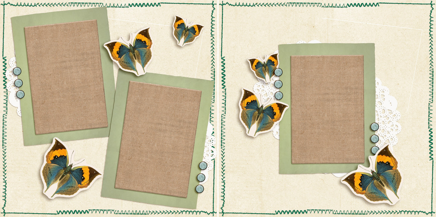 Botanical Butterflies - 5832