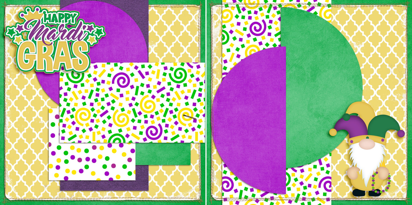 Happy Mardi Gras Gnome NPM - 5875