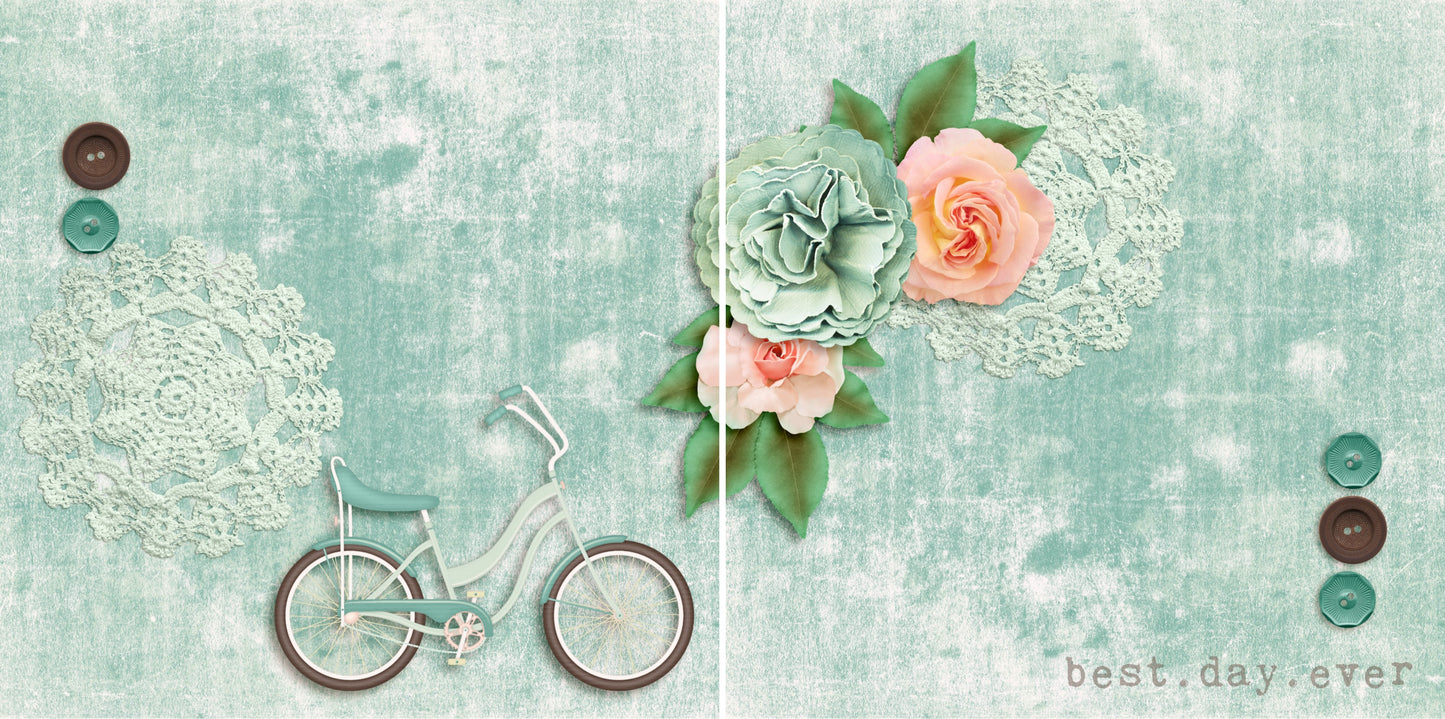 Best Day Ever NPM - 4361 - EZscrapbooks Scrapbook Layouts Girls, Other