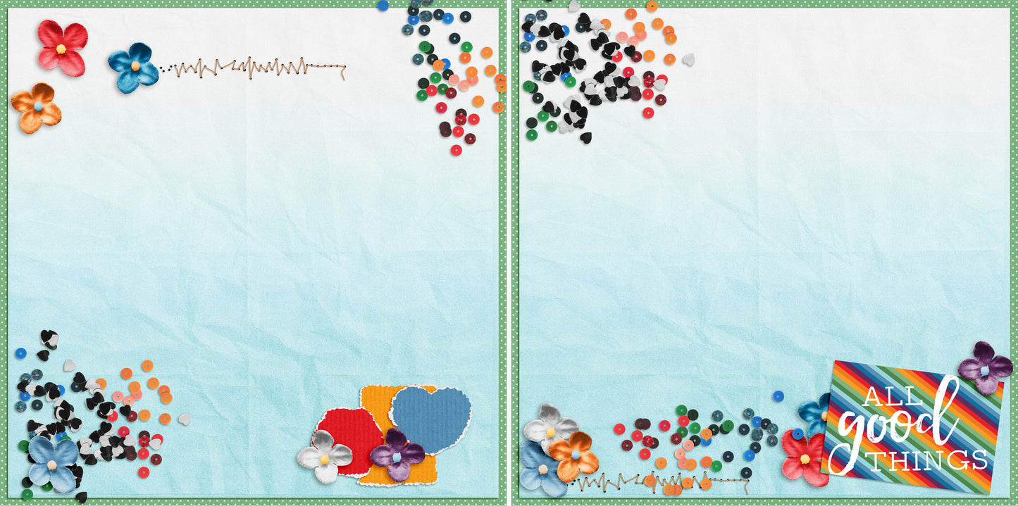 All Good Things NPM - 4917 - EZscrapbooks Scrapbook Layouts Other