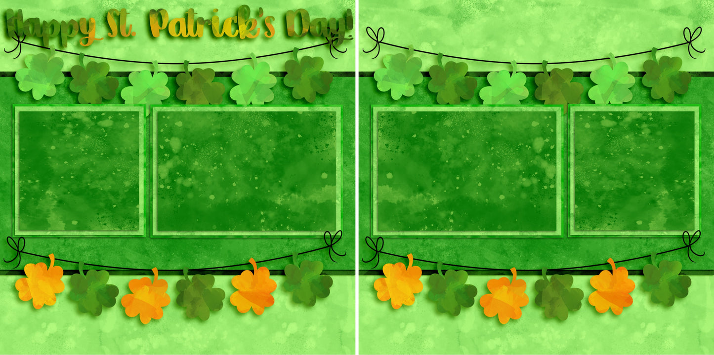 Happy St Patrick's Day - 2779 - EZscrapbooks Scrapbook Layouts Foods, St Patrick's Day